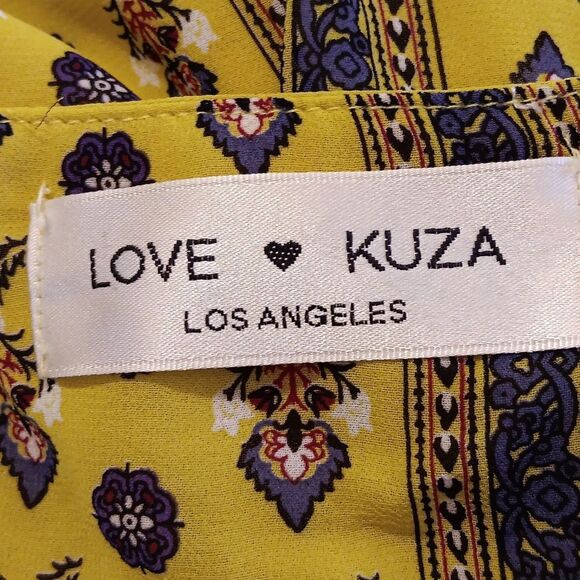 Love Kuza Yellow Bohemian  Dress - Picture 6 of 7